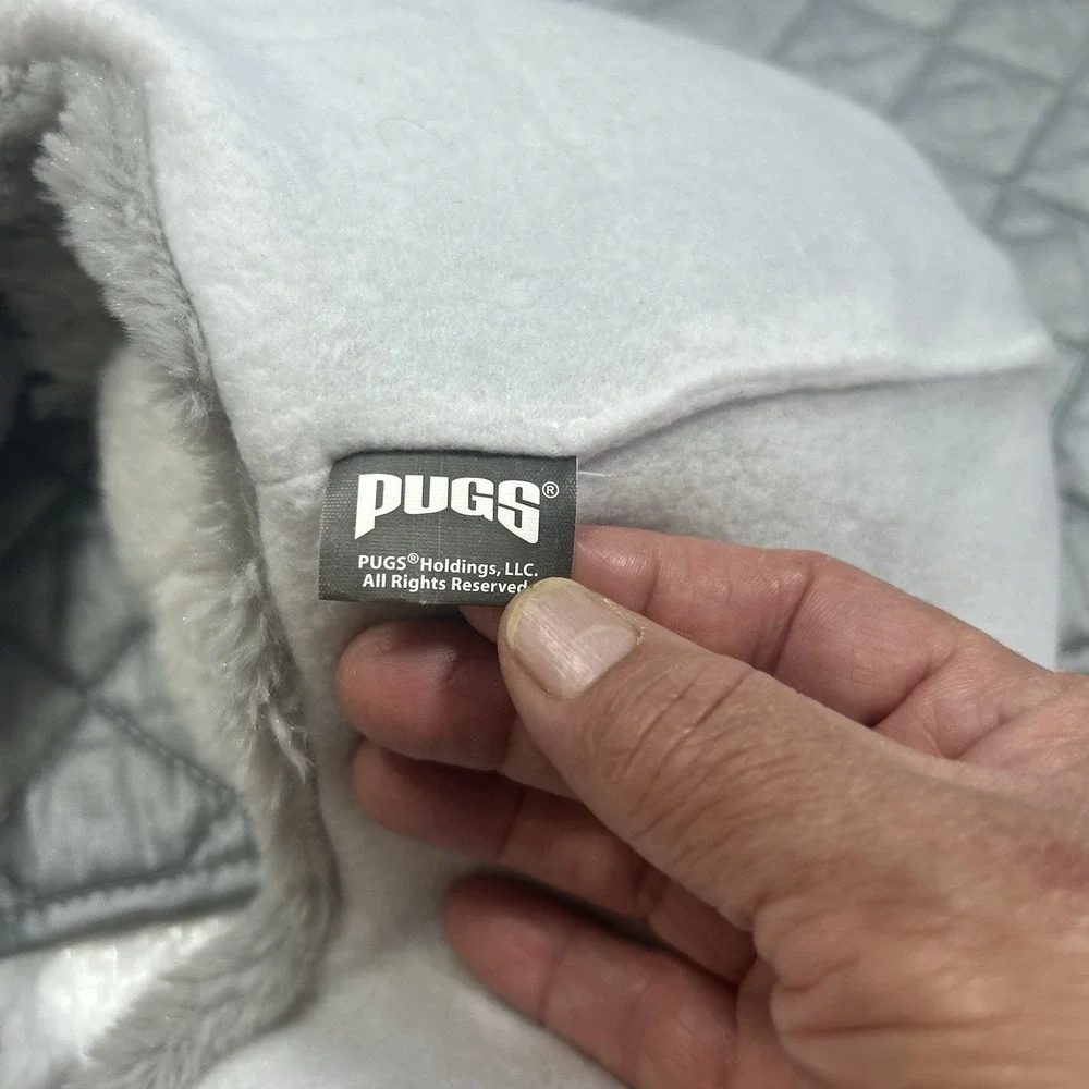 PUGS Husky Wolf Plush Trapper Hat Warm Winter Beanie Flaps Unisex